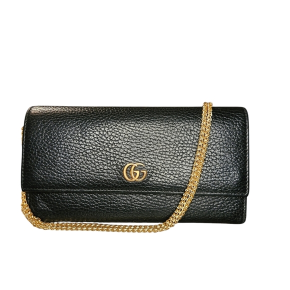 SOLD Gucci GG Marmont Long Wallet in Black - Picture 4 of 11